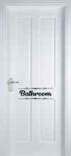 Load image into Gallery viewer, Bathroom/Toilet/Shower Room Adhesive Vinyl Door Label