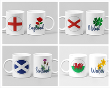 Load image into Gallery viewer, England, N.Ireland, Scotland Wales Design Mug | United Kingdom 4 Nations Mugs