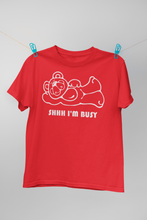 Load image into Gallery viewer, Shhh I'm Busy (Man T-shirt)