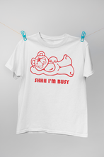Load image into Gallery viewer, Shhh I'm Busy (Man T-shirt)