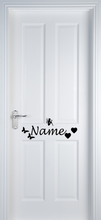 Load image into Gallery viewer, Vinyl Name Door Label