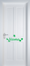 Load image into Gallery viewer, Vinyl Name Door Label