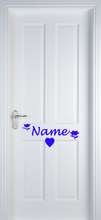 Load image into Gallery viewer, Vinyl Name Door Label