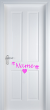 Load image into Gallery viewer, Vinyl Name Door Label
