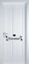 Load image into Gallery viewer, Vinyl Name Door Label