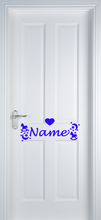Load image into Gallery viewer, Vinyl Name Door Label
