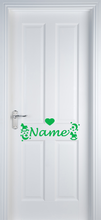 Load image into Gallery viewer, Vinyl Name Door Label