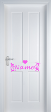 Load image into Gallery viewer, Vinyl Name Door Label