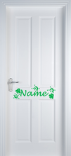 Load image into Gallery viewer, Vinyl Name Door Label