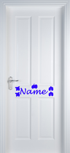 Load image into Gallery viewer, Vinyl Name Door Label