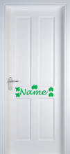 Load image into Gallery viewer, Vinyl Name Door Label