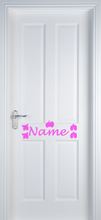 Load image into Gallery viewer, Vinyl Name Door Label