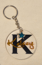Load image into Gallery viewer, Acrylic Name Key Ring