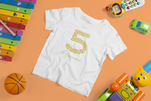 Load image into Gallery viewer, Personalised Kids Birthday/Age T-shirt