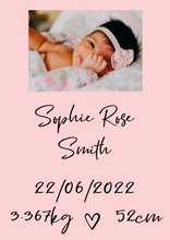 Load image into Gallery viewer, New Baby Announcement Magnet