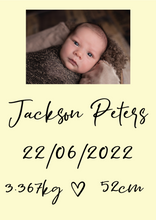 Load image into Gallery viewer, New Baby Announcement Magnet