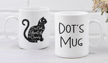 Load image into Gallery viewer, Purrsonalised Mug: Tailored Cat Design Just for You | Crazy Cat Custom Mug

