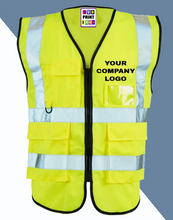 Load image into Gallery viewer, Executive Hi Vis Vest with Front and Back Logo Personalisation
