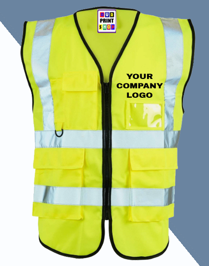 Executive Hi Vis Vest with Front and Back Logo Personalisation