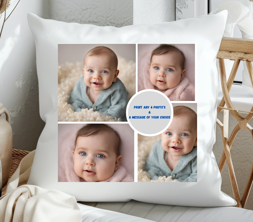 Custom Photo Collage Pillow Case