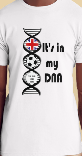 'It's in my DNA' Sports Design T-Shirt