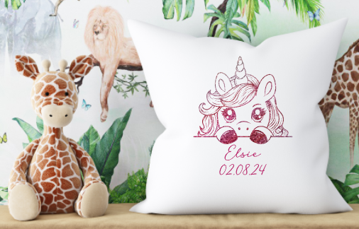 Personalised Unicorn Pillow Case