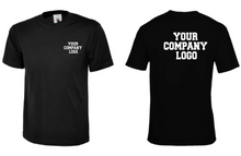 Load image into Gallery viewer, Custom T-Shirt with Business Logo – Front &amp; Back Personalisation
