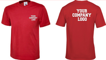 Load image into Gallery viewer, Custom T-Shirt with Business Logo – Front &amp; Back Personalisation
