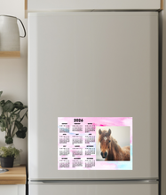 Load image into Gallery viewer, Custom Photo 2026 Magnetic Calendar | for Portrait Photos
