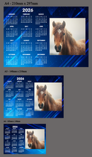 Load image into Gallery viewer, Custom Photo 2026 Magnetic Calendar | for Portrait Photos
