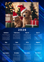 Load image into Gallery viewer, Custom Photo 2026 Magnetic Calendar | for Landscape Photos
