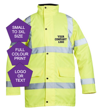 Load image into Gallery viewer, Portwest Hi-Vis Traffic Jacket – Waterproof, Reflective Safety Outerwear
