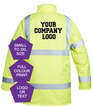 Load image into Gallery viewer, Portwest Hi-Vis Traffic Jacket – Waterproof, Reflective Safety Outerwear
