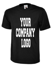 Load image into Gallery viewer, Custom T-Shirt with Business Logo – Front &amp; Back Personalisation
