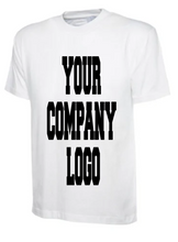 Load image into Gallery viewer, Custom T-Shirt with Business Logo – Front &amp; Back Personalisation
