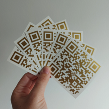 Load image into Gallery viewer, QR Code Car Window Sticker – 5" &amp; 10" Sizes
