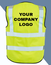 Load image into Gallery viewer, Executive Hi Vis Vest with Front and Back Logo Personalisation
