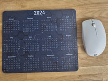 Load image into Gallery viewer, 2024 Calendar Mouse Mat | 2024 Calendar Mouse Pad
