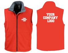 Load image into Gallery viewer, Personalised Bodywarmer with Custom Business Logo – Front &amp; Back Print
