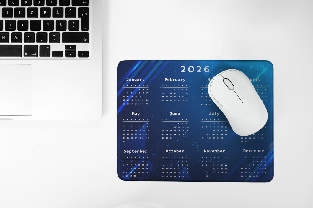 2026 Calendar Mouse Mat | 2026 Calendar Mouse Pad