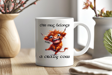 Load image into Gallery viewer, Crazy Cow Collection | Personalised Crazy Cow Mug
