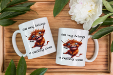 Load image into Gallery viewer, Crazy Cow Collection | Personalised Crazy Cow Mug
