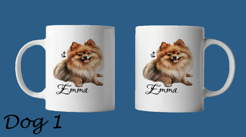 Personalised Dog Mug | Custom Cute Dog Mug