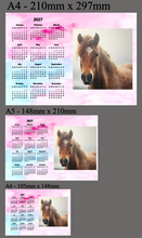 Load image into Gallery viewer, Custom Photo 2027 Magnetic Calendar | for Portrait Photos
