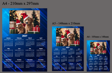 Load image into Gallery viewer, Custom Photo 2027 Magnetic Calendar | for Landscape Photos
