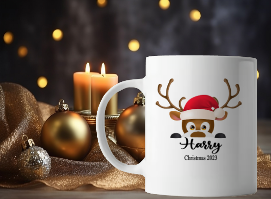 Kids Personalised 11oz Christmas Mug | Christmas Stocking Stuffer Mug| Christmas Eve Box Mug