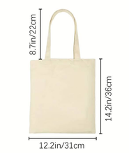 Load image into Gallery viewer, Personalised Tote Bag | Custom Canvas Tote Bag
