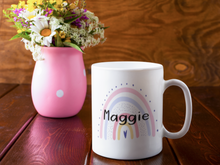 Load image into Gallery viewer, Personalised Rainbow Design Mug | Custom 11oz Rainbow mug
