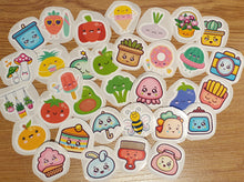 Load image into Gallery viewer, Glossy Vinyl Cute Kawaii Stickers | laptop stickers | phone stickers | journal stickers
