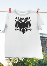 Load image into Gallery viewer, Albanian eagle with Albania text on top (Man T-shirt)
